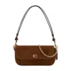 Coach Brook Chain-detail Shoulder Bag In Brown