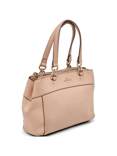 Pre-owned Coach Brooke Carryall Handbag In Neutral