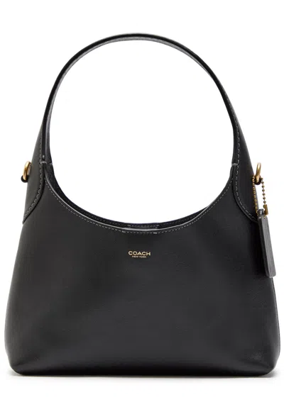 Coach Brooklyn 23 Leather Cross-body Bag In Black