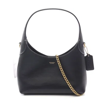 Coach Brooklyn 23 Leather Handbag Black