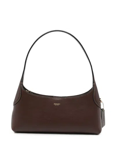 Coach Brooklyn 26 Leather Shoulder Bag In Brown