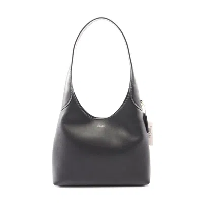 Coach Brooklyn 28 Leather Shoulder Bag In Black