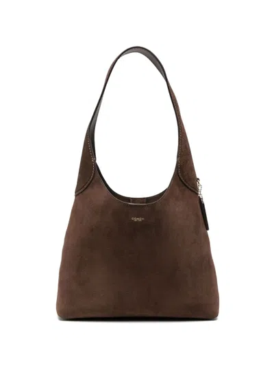 Coach Brooklyn 28 Leather Shoulder Bag In Brown