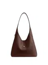 Coach Brooklyn 28 Leather Shoulder Bag In Burgundy