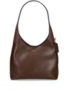 Coach Maple Brooklyn 28 Leather Shoulder Bag In Brown