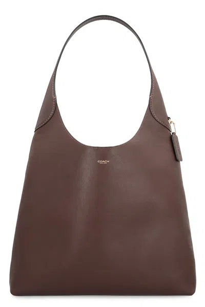Coach Brooklyn 39 Leather Bag In Brown