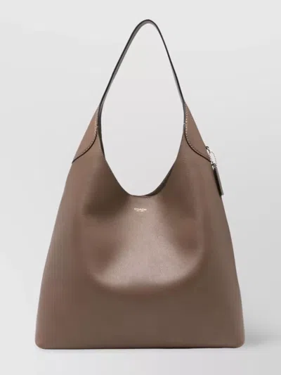 Coach Brooklyn 39 Leather Hobo Bag In Brown