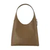 Coach Brooklyn 39 Dark Stone Leather Shoulder Bag