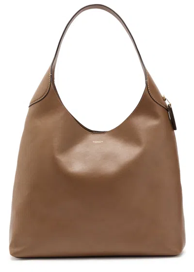 Coach Brooklyn 39 Leather Shoulder Bag In Brown