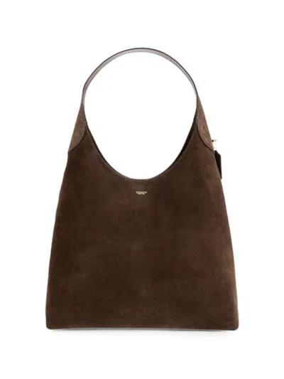 Coach Brooklyn 39 Suede Leather Shoulder Bag In Brown