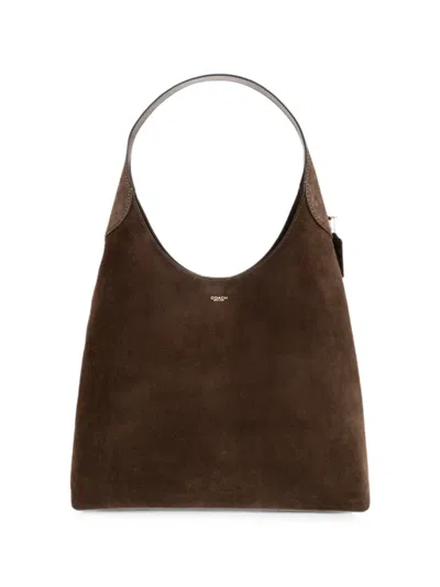 Coach Brooklyn 39 Suede Shoulder Bag In Brown