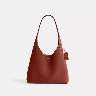 Coach Brooklyn Shoulder Bag 28 In Burgundy