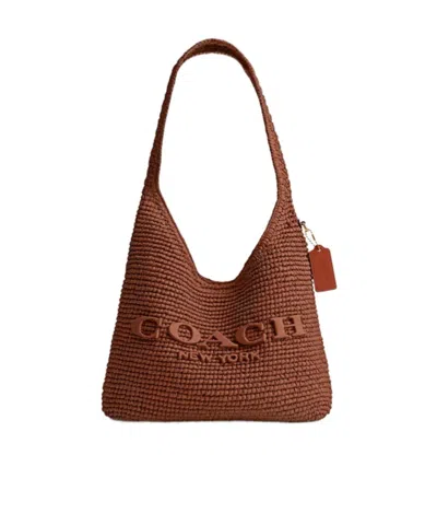 Coach Brooklyn Shoulder Bag 28 In Brown