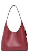 Coach Brooklyn Shoulder Bag 28 B4/dark Ruby In B4/dark Ruby