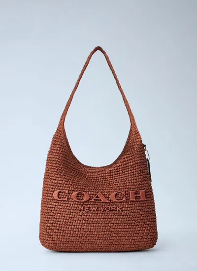 Coach Brooklyn Shoulder Bag 28 In Brown