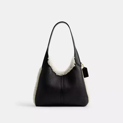 Coach Brooklyn Shoulder Bag 28 In Shearling