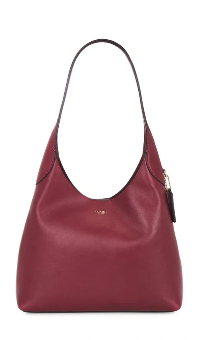 Coach Brooklyn Shoulder Bag 28 In Red