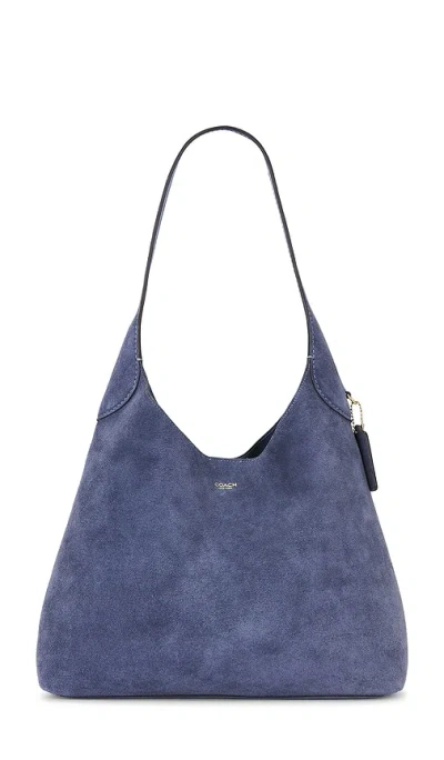 Coach Brooklyn Shoulder Bag 34 Light Denim In Gray