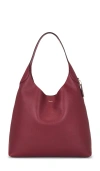 Coach Brooklyn 39 Grain Leather Shoulder Bag In Burgundy
