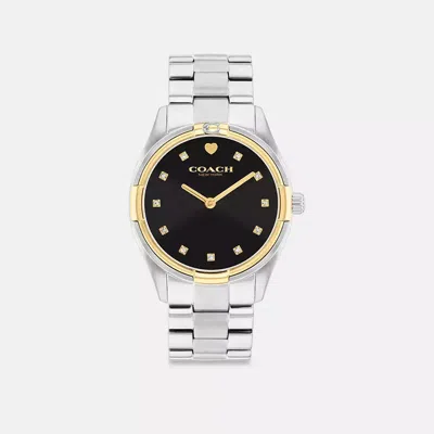 Coach Brooks Watch, 34mm In Black