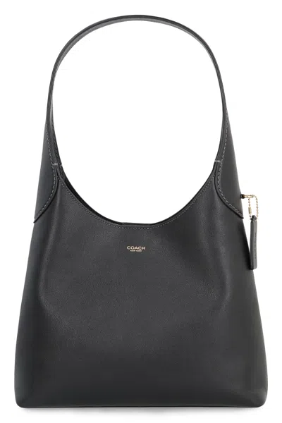 Coach Brookthendn 28 Leather Handbag In Black