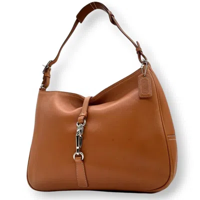 Pre-owned Coach Brown Camel Leather Handbag Shoulder Bag ()