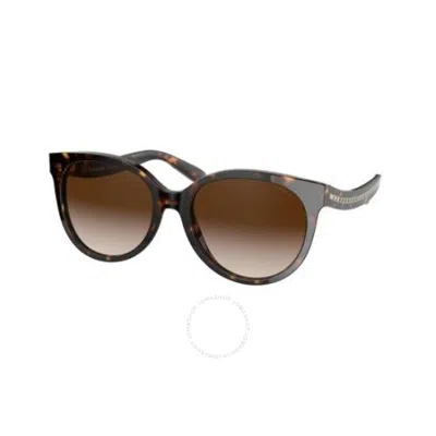 Coach Brown Gradient Round Ladies Sunglasses Hc8321 51203b 55