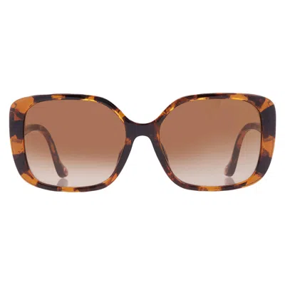 Coach Brown Gradient Square Ladies Sunglasses Hc8376u 512013 56