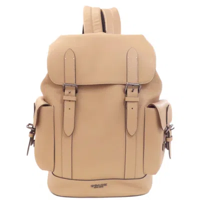 Pre-owned Coach Brown Leather Backpack ()