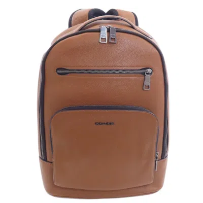 Pre-owned Coach Brown Leather Backpack ()