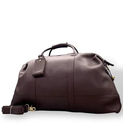 Pre-owned Coach Brown Leather Boston Bag Shoulder Bag ()