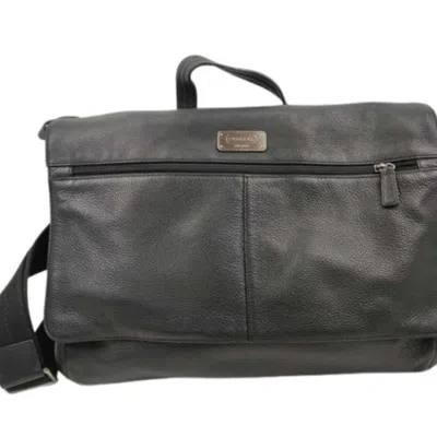 Pre-owned Coach Brown Leather Briefcase Handbag Shoulder Bag ()