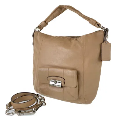 Pre-owned Coach Brown Leather Handbag Shoulder Bag ()