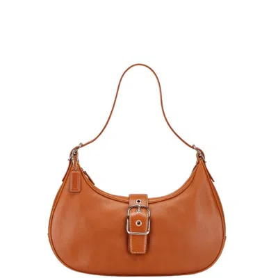 Pre-owned Coach Brown Leather Handbag Shoulder Bag ()