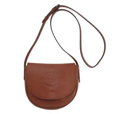 Pre-owned Coach Brown Leather Shoulder Bag ()
