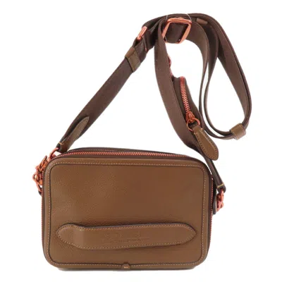 Pre-owned Coach Brown Leather Shoulder Bag ()