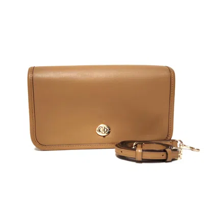 Pre-owned Coach Brown Leather Shoulder Bag ()