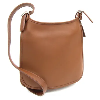 Pre-owned Coach Brown Leather Shoulder Bag ()