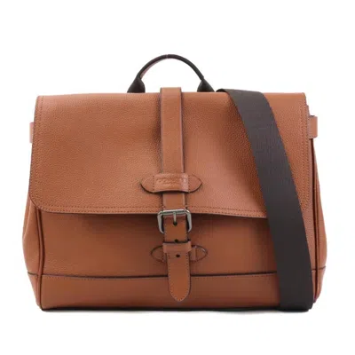 Pre-owned Coach Brown Leather Shoulder Bag ()