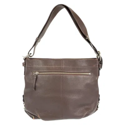 Pre-owned Coach Brown Leather Shoulder Bag ()
