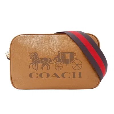 Pre-owned Coach Brown Leather Shoulder Bag ()