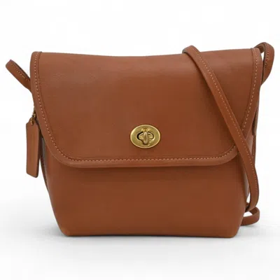 Pre-owned Coach Brown Leather Shoulder Bag ()