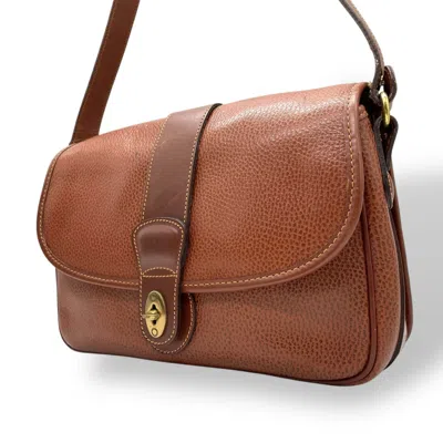 Pre-owned Coach Brown Leather Shoulder Bag ()
