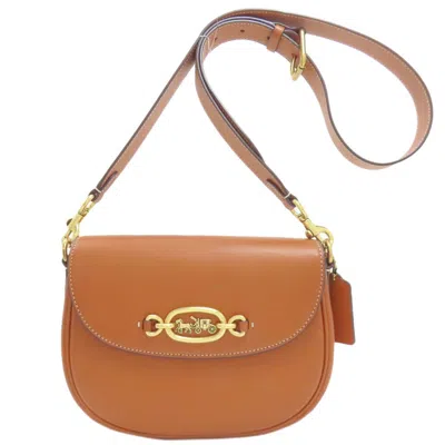 Pre-owned Coach Brown Leather Shoulder Bag ()