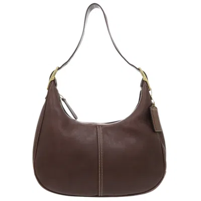 Pre-owned Coach Brown Leather Shoulder Bag ()