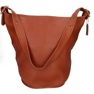 Pre-owned Coach Brown Leather Shoulder Bag ()