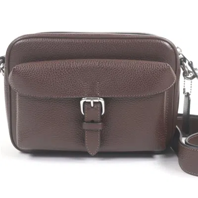 Pre-owned Coach Brown Leather Shoulder Bag ()