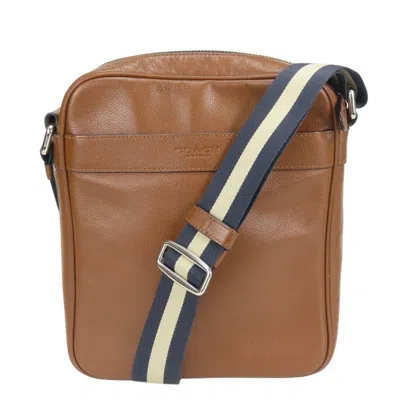 Pre-owned Coach Brown Leather Shoulder Bag ()