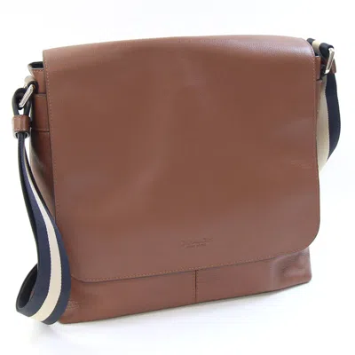Pre-owned Coach Brown Leather Shoulder Bag Sling Bag ()