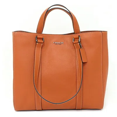 Pre-owned Coach Brown Leather Shoulder Bag Tote Bag ()